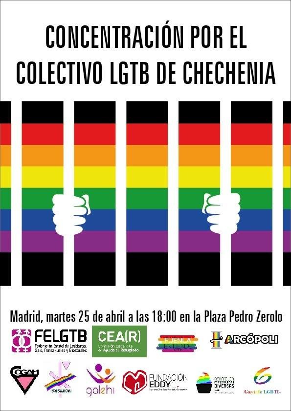 Manifiesto FELGTB en apoyo al colectivo LGTB de Chechenia